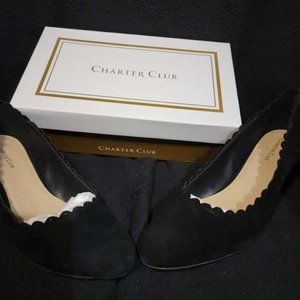 BRAND NEW INBOX CHARTER CLUB WANDAA WEDGE  Size 11